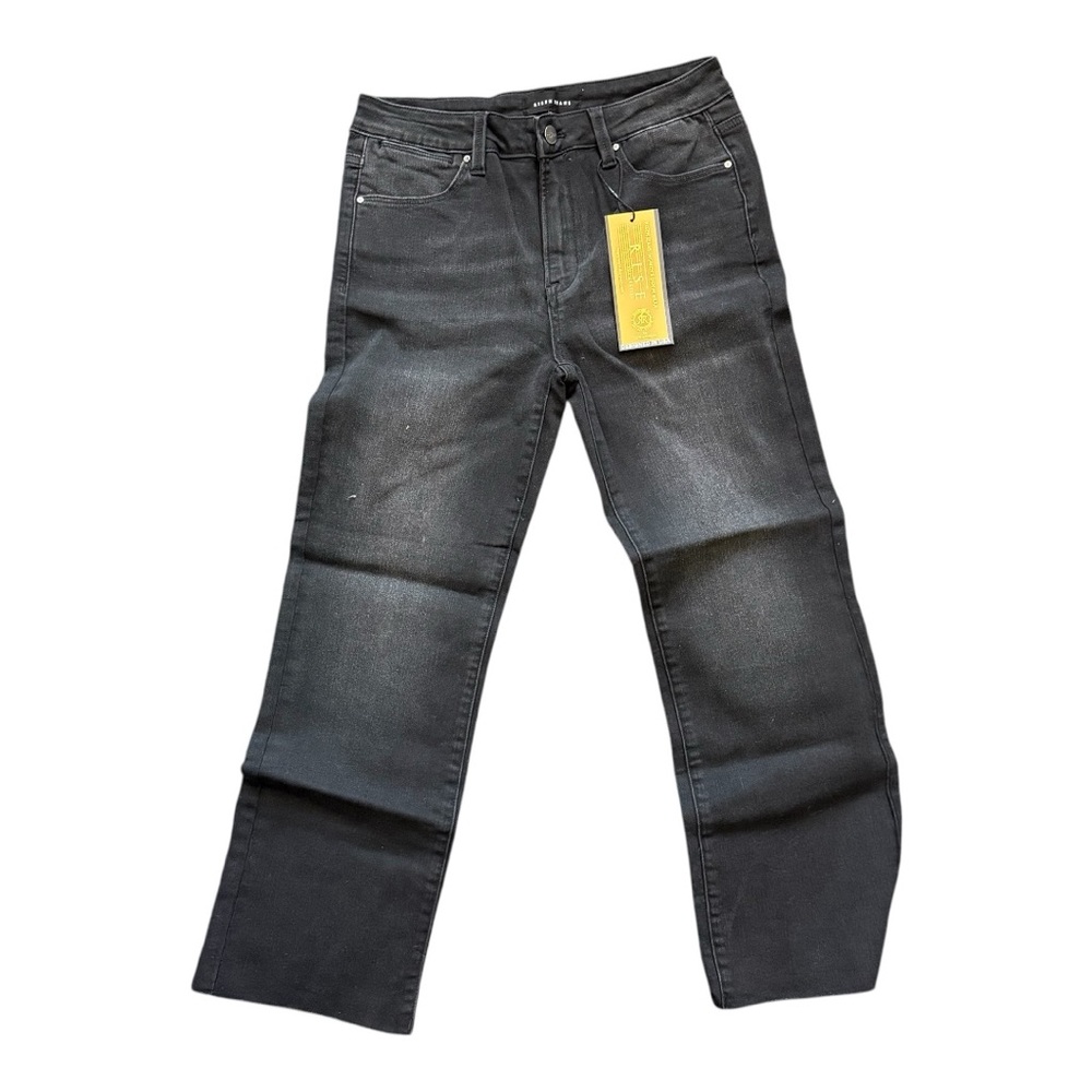 NWT RISEN Straight Leg Black Jean in Size 11/30W